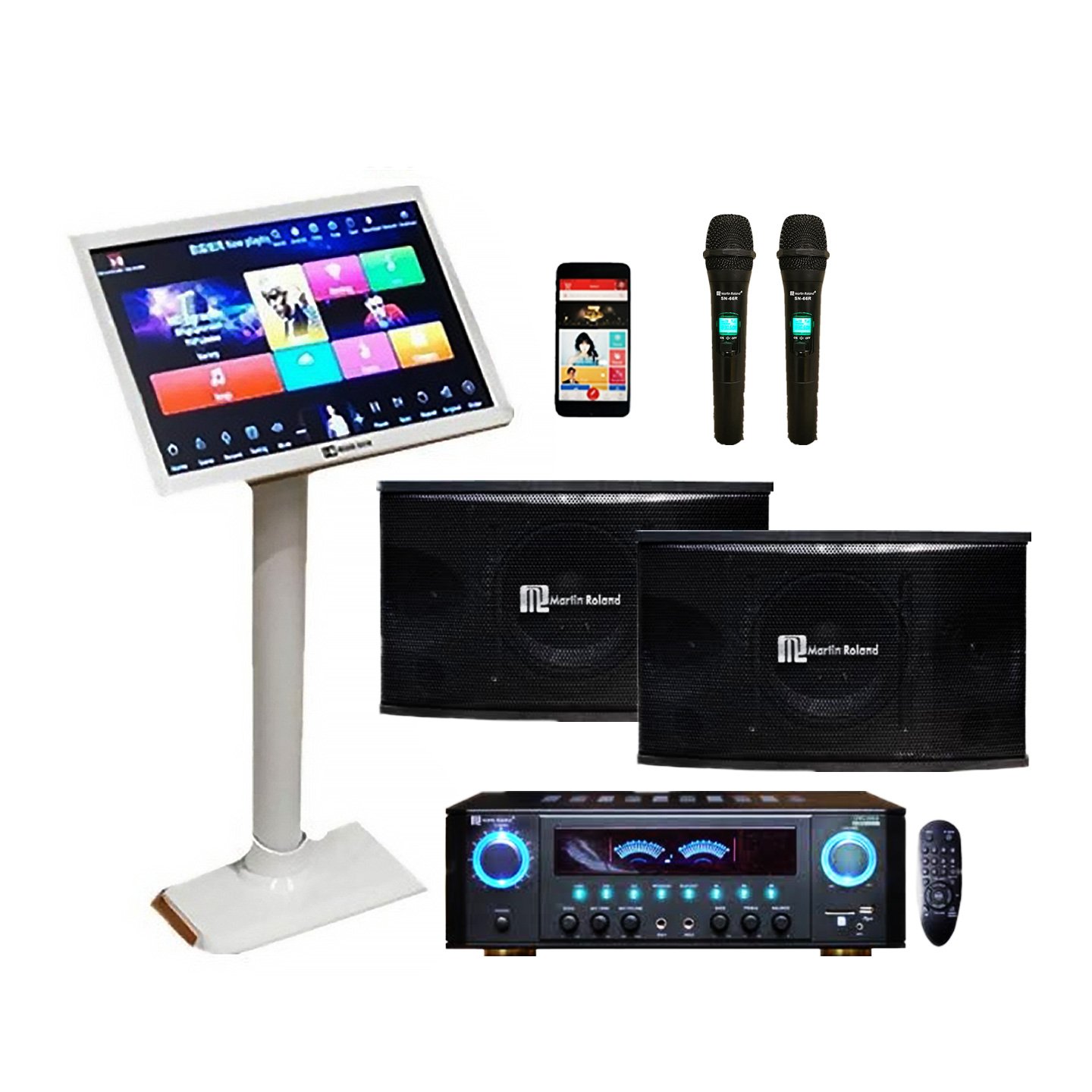 MB 19 Touchscreen Full karaoke system Cover With Copyright License